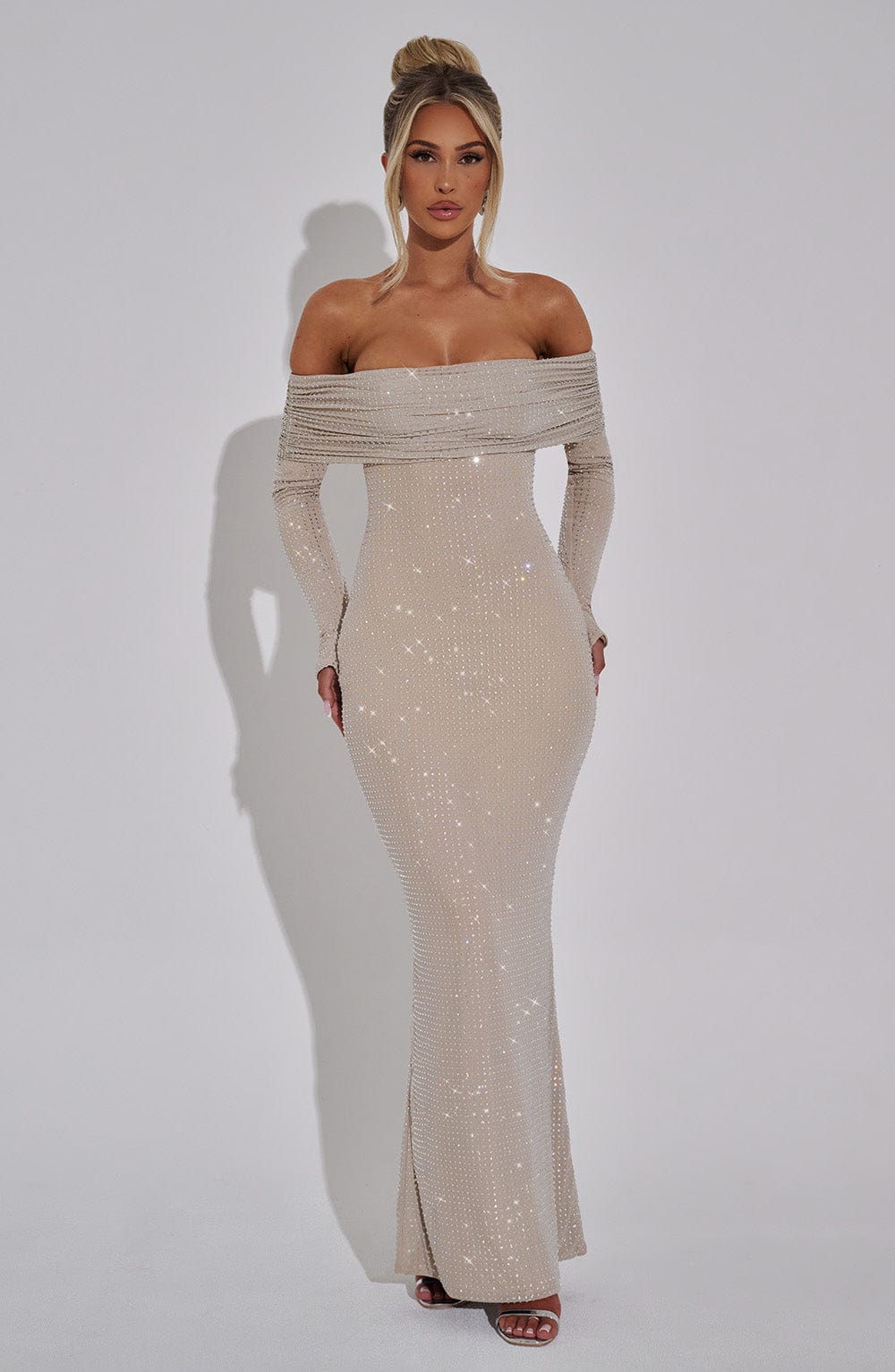 Cyprus Maxi Dress Nude