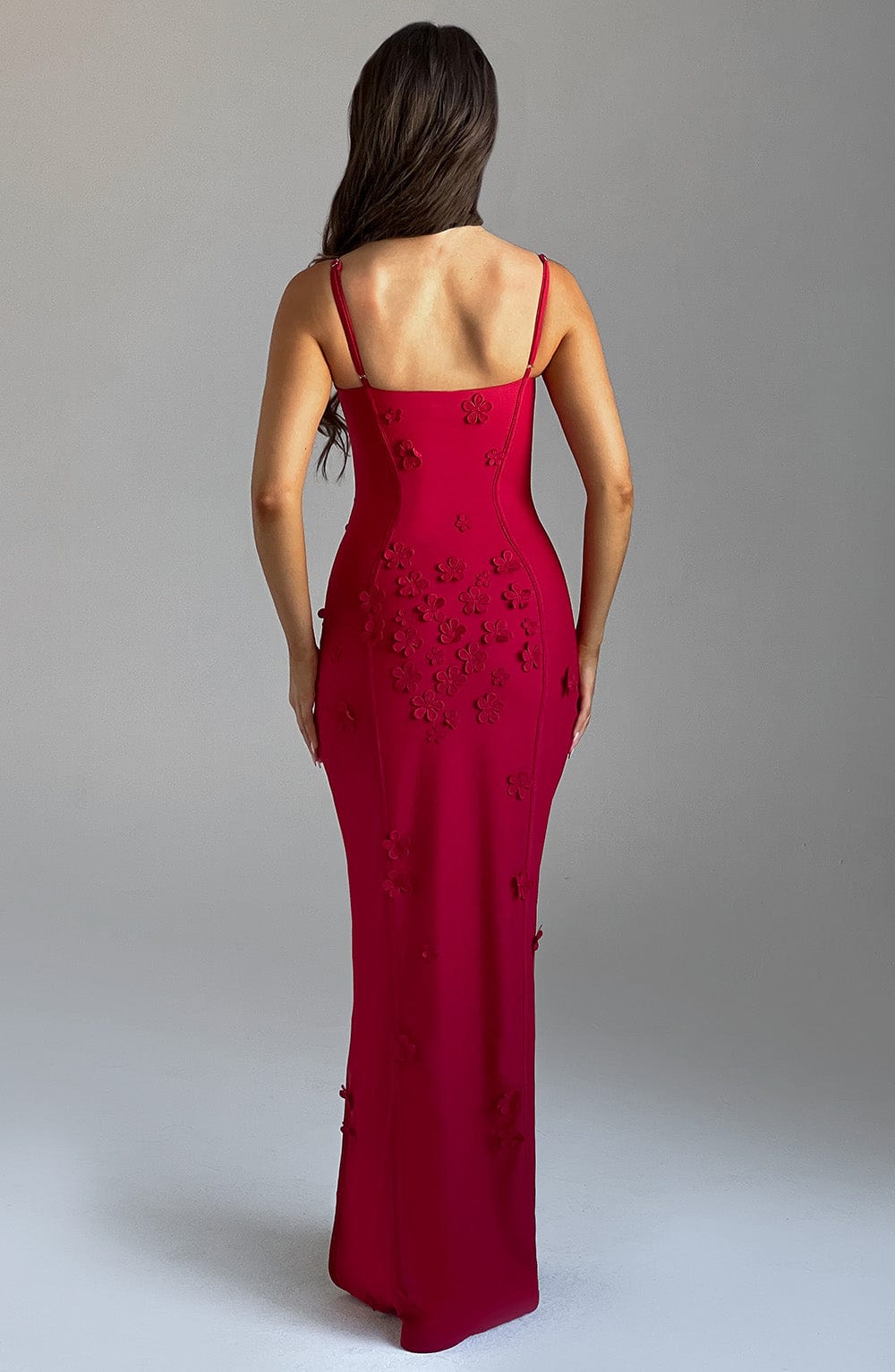 Dalary Maxi Dress Red Lined