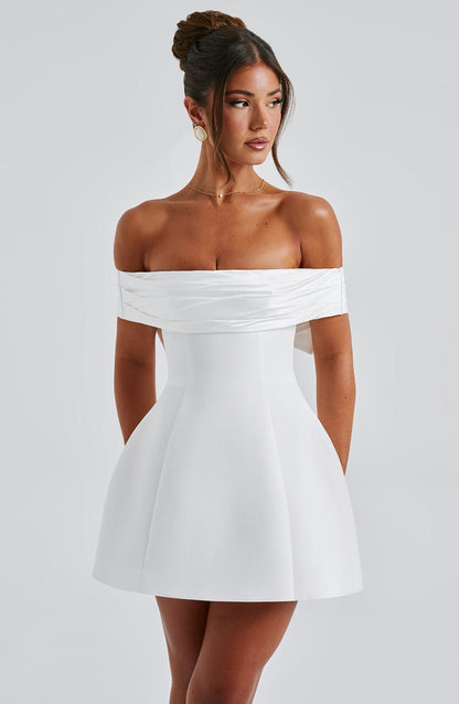Delta Mini Dress Ivory