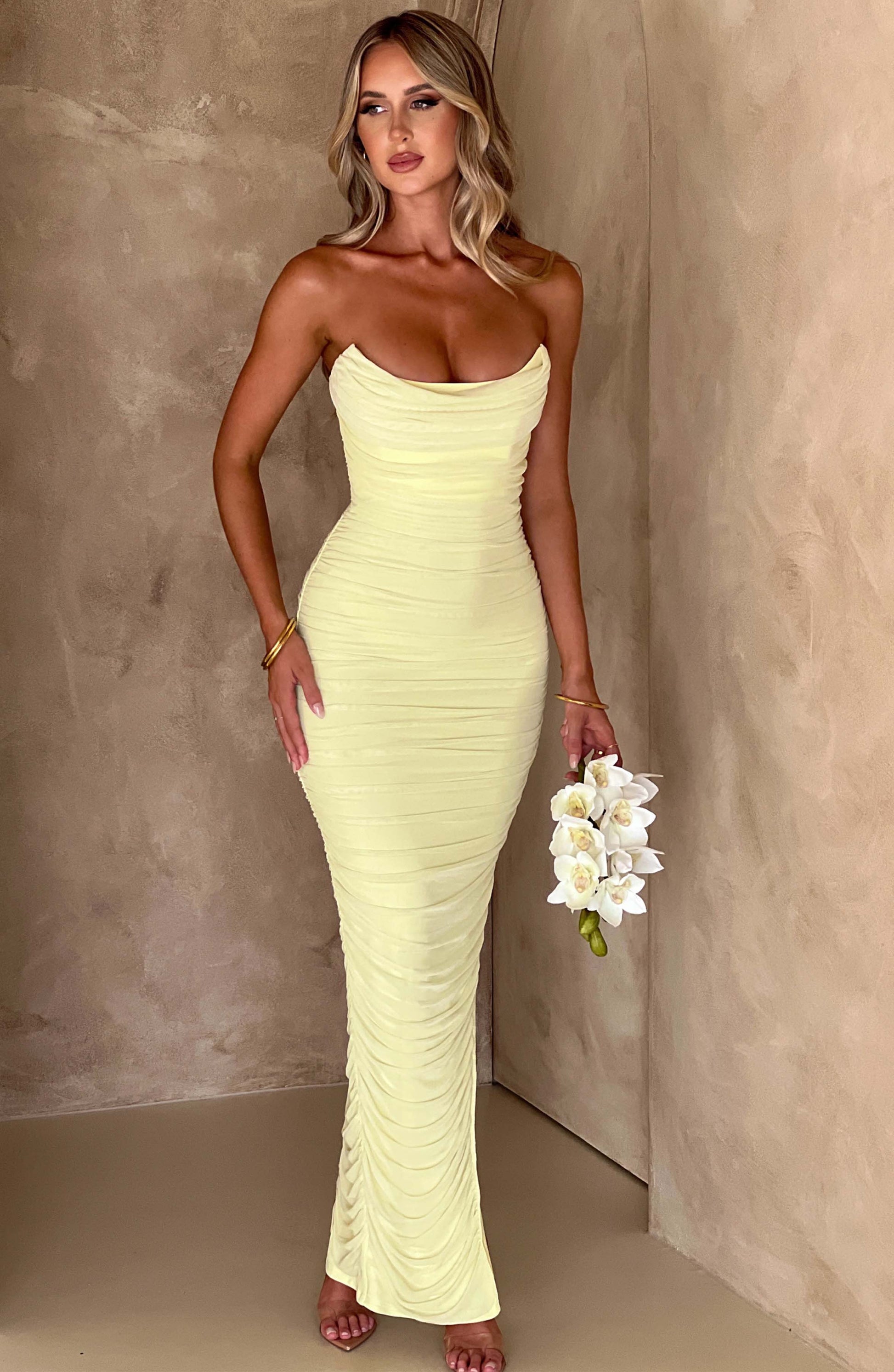Demi Maxi Dress Lime