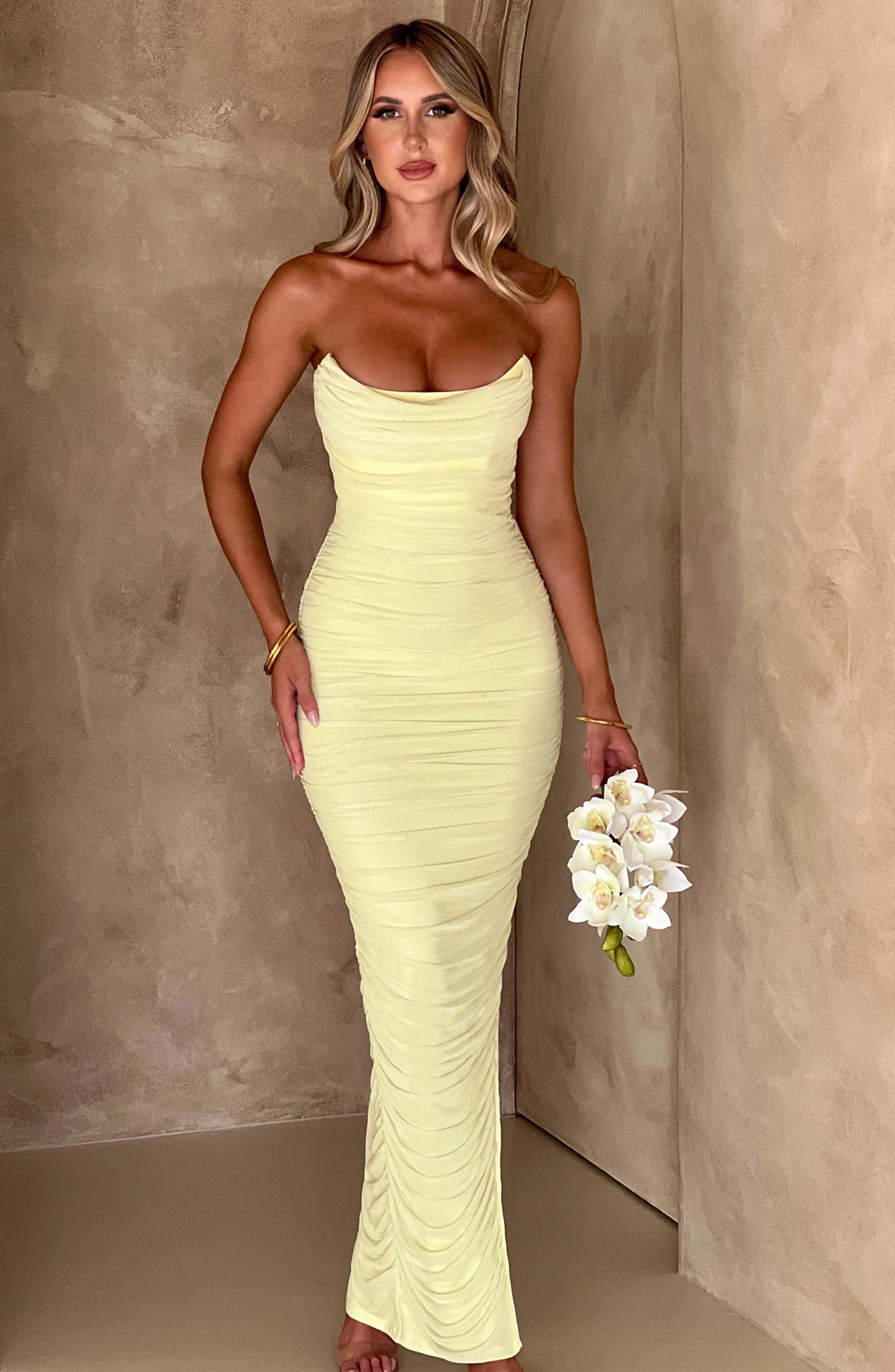 Demi Maxi Dress Lime