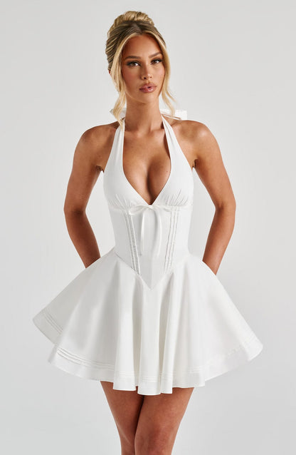 Doris Mini Dress Ivory