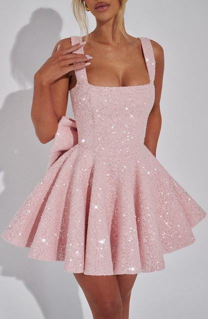 Dorothy Mini Dress Blush