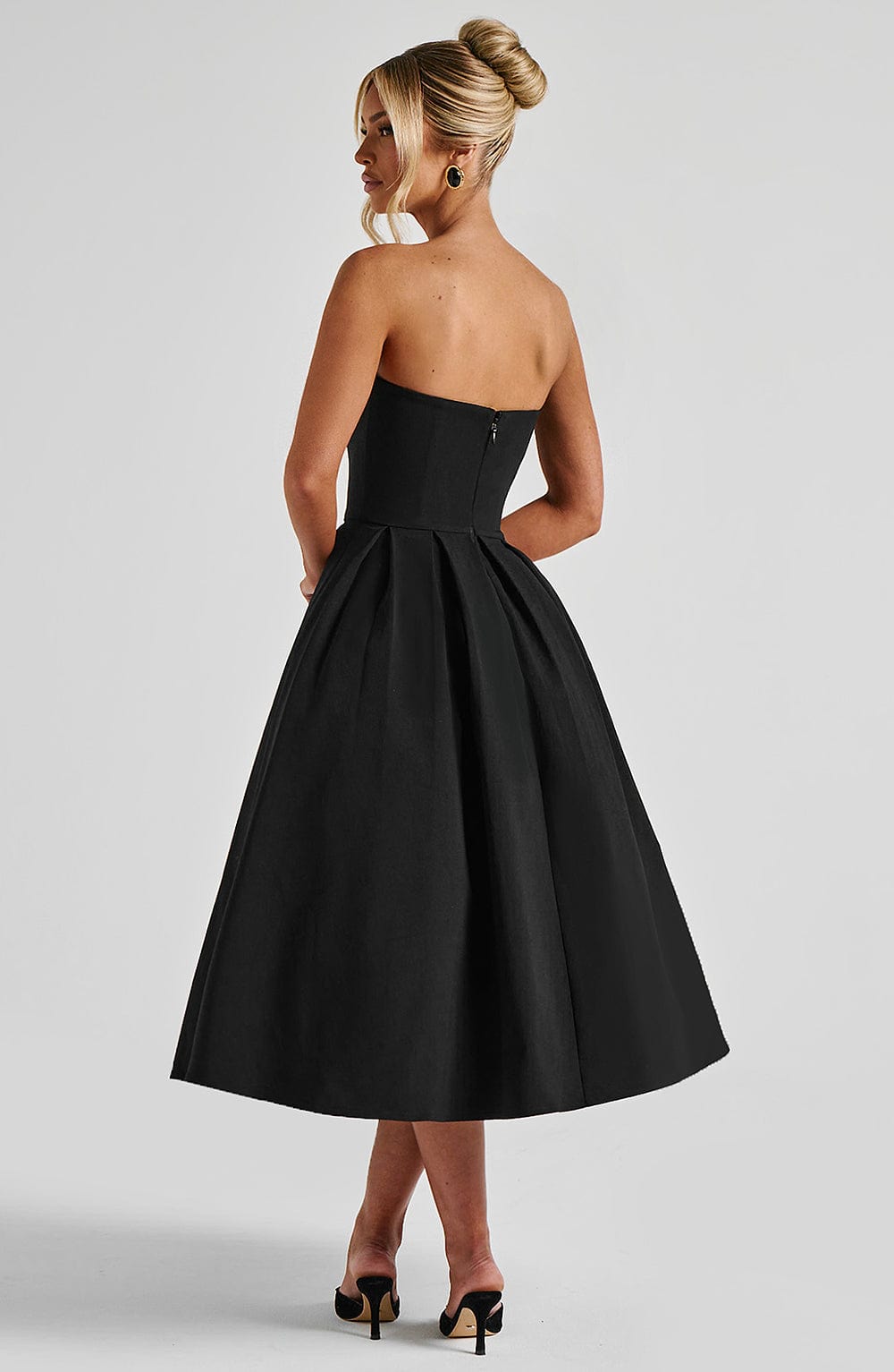 Edith Midi Dress Black
