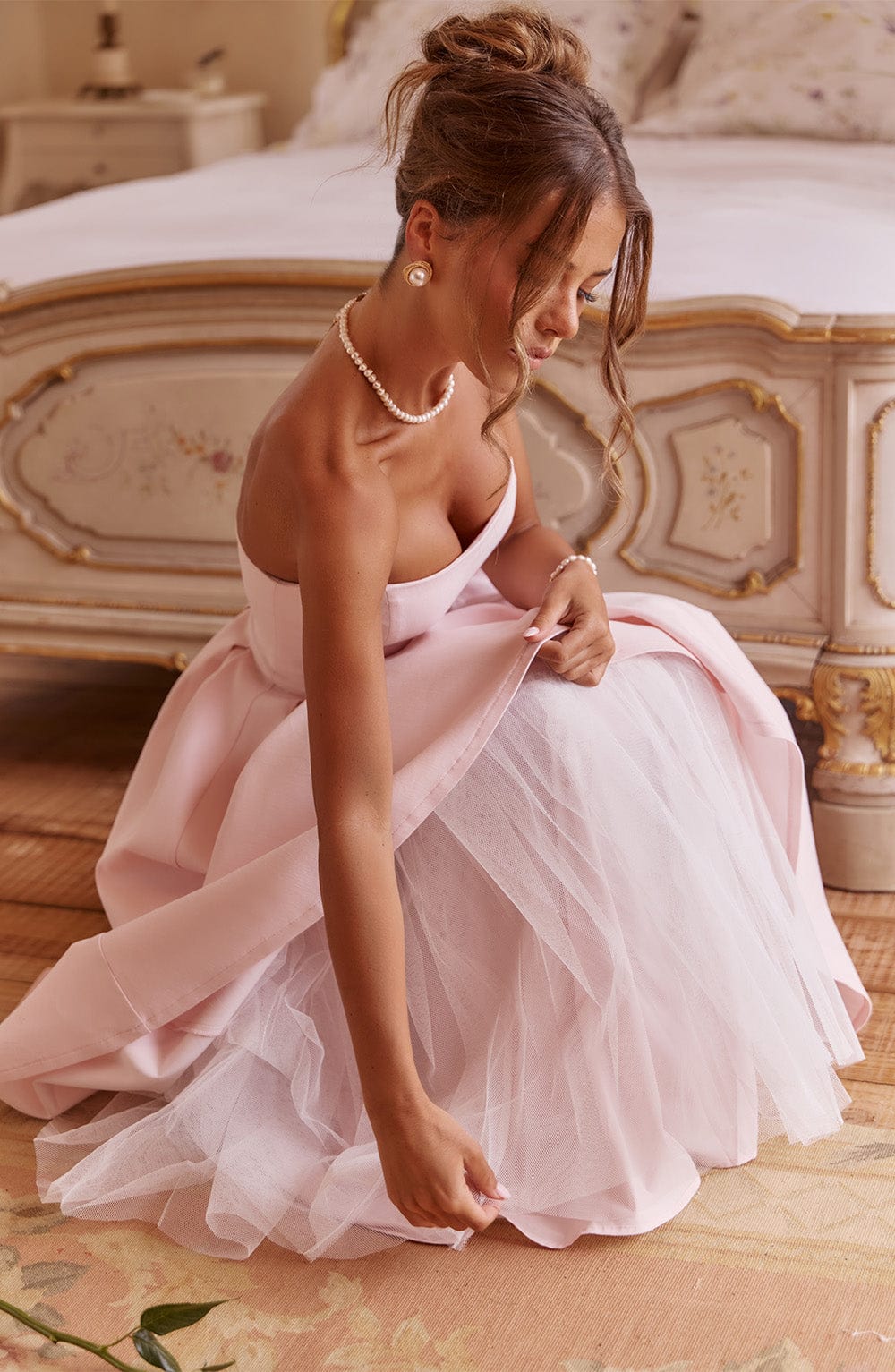 Edith Midi Dress Blush