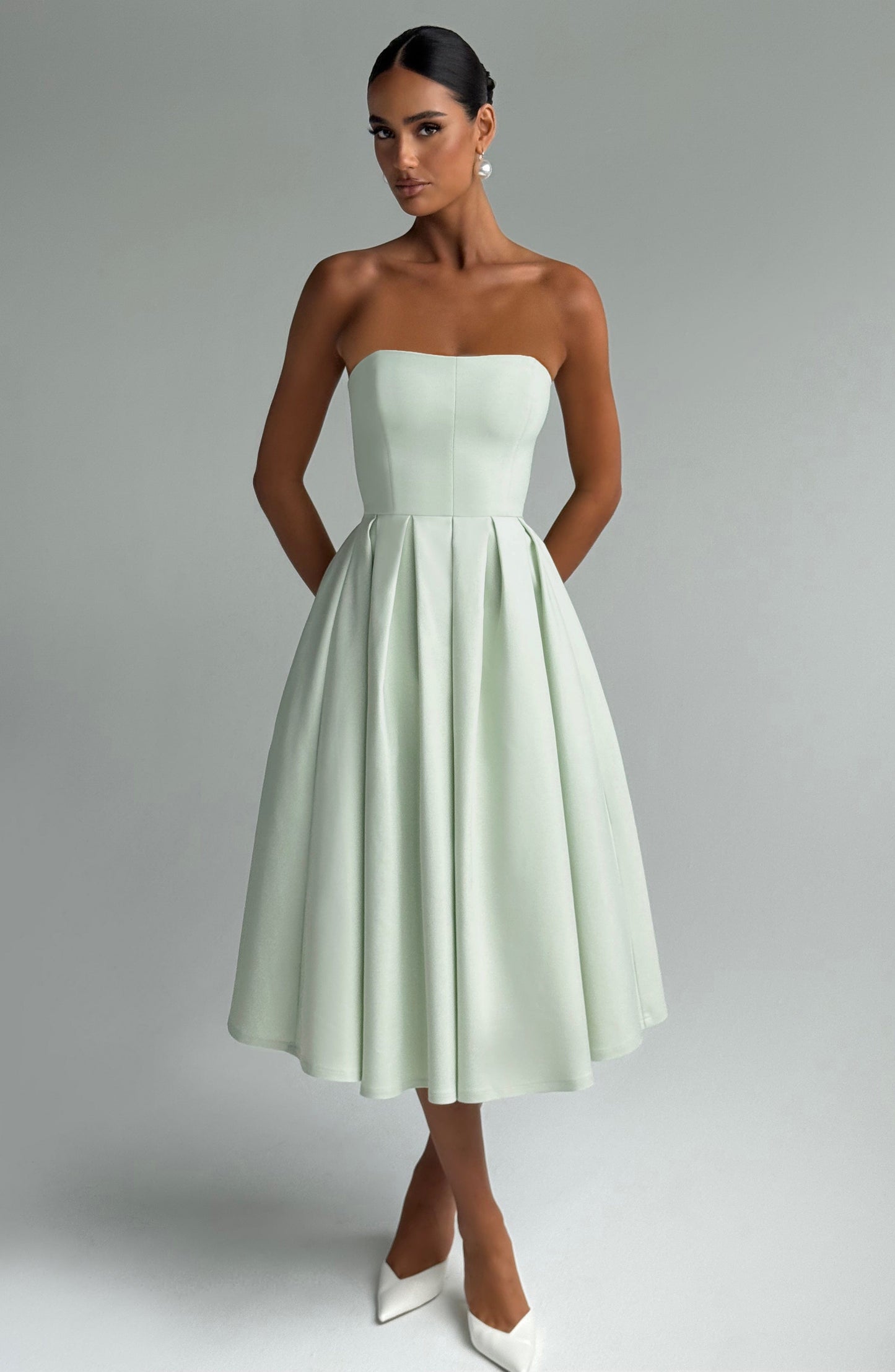 Edith Midi Dress Mint