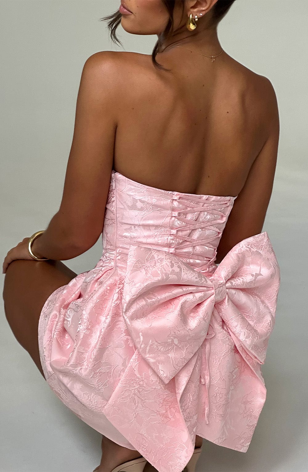 Elenora Mini Dress Blush