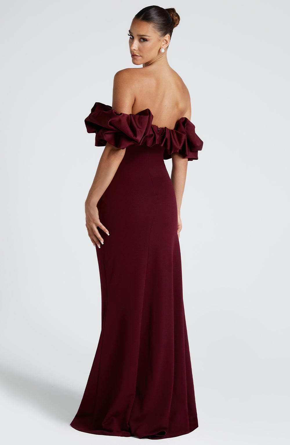Elsie Maxi Dress Cherry Lacquer