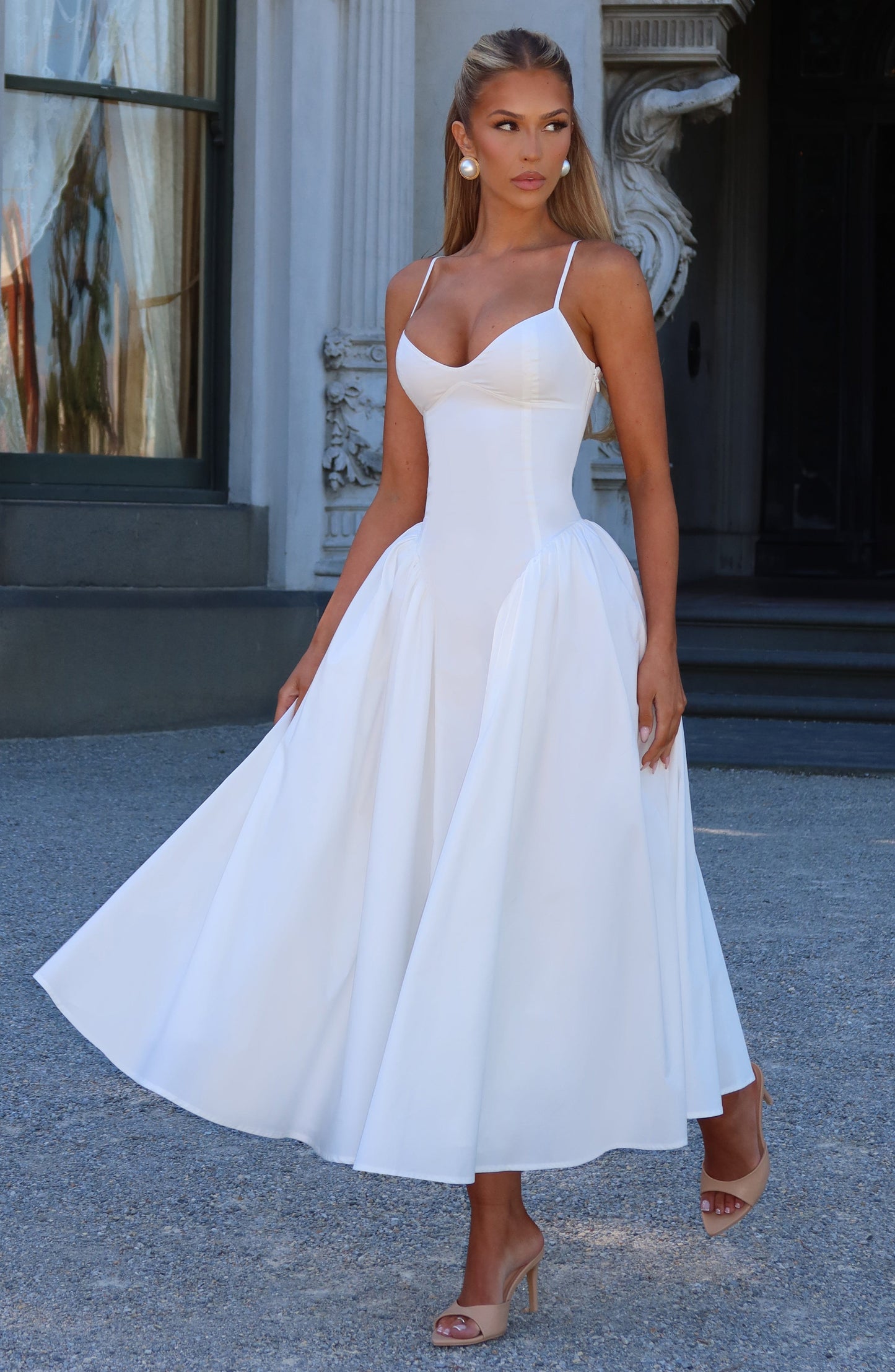 Emerson Midi Dress Ivory