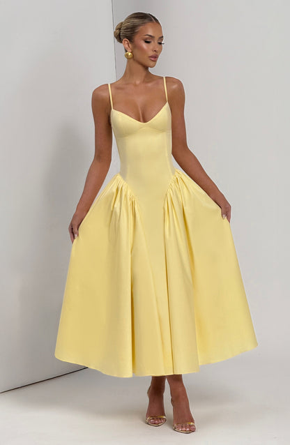 Emerson Midi Dress Lemon