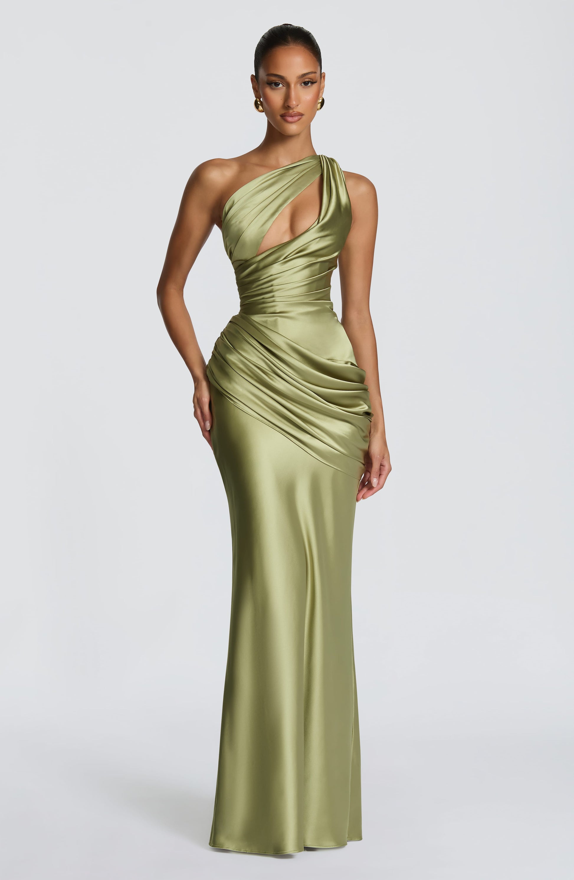 Emina Maxi Dress Light Olive