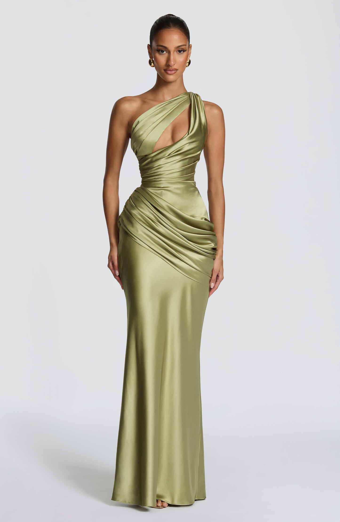 Emina Maxi Dress Light Olive