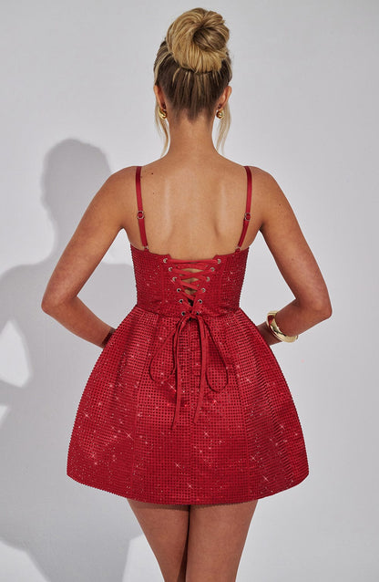 Emma Mini Dress Red