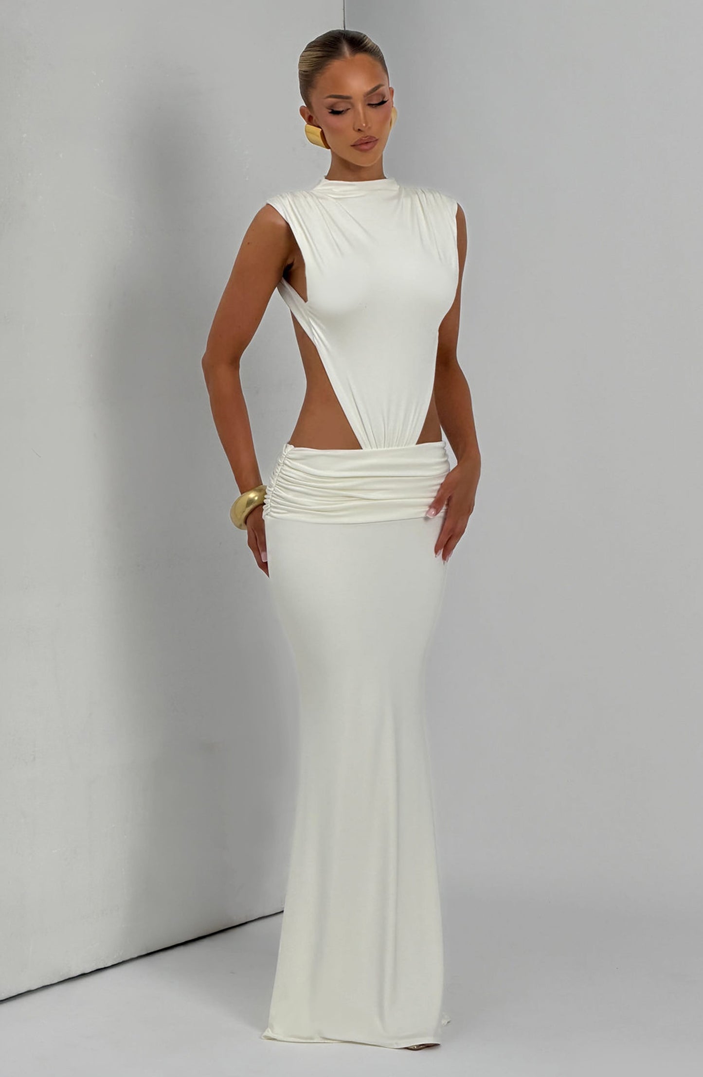 Fenella Maxi Dress Ivory