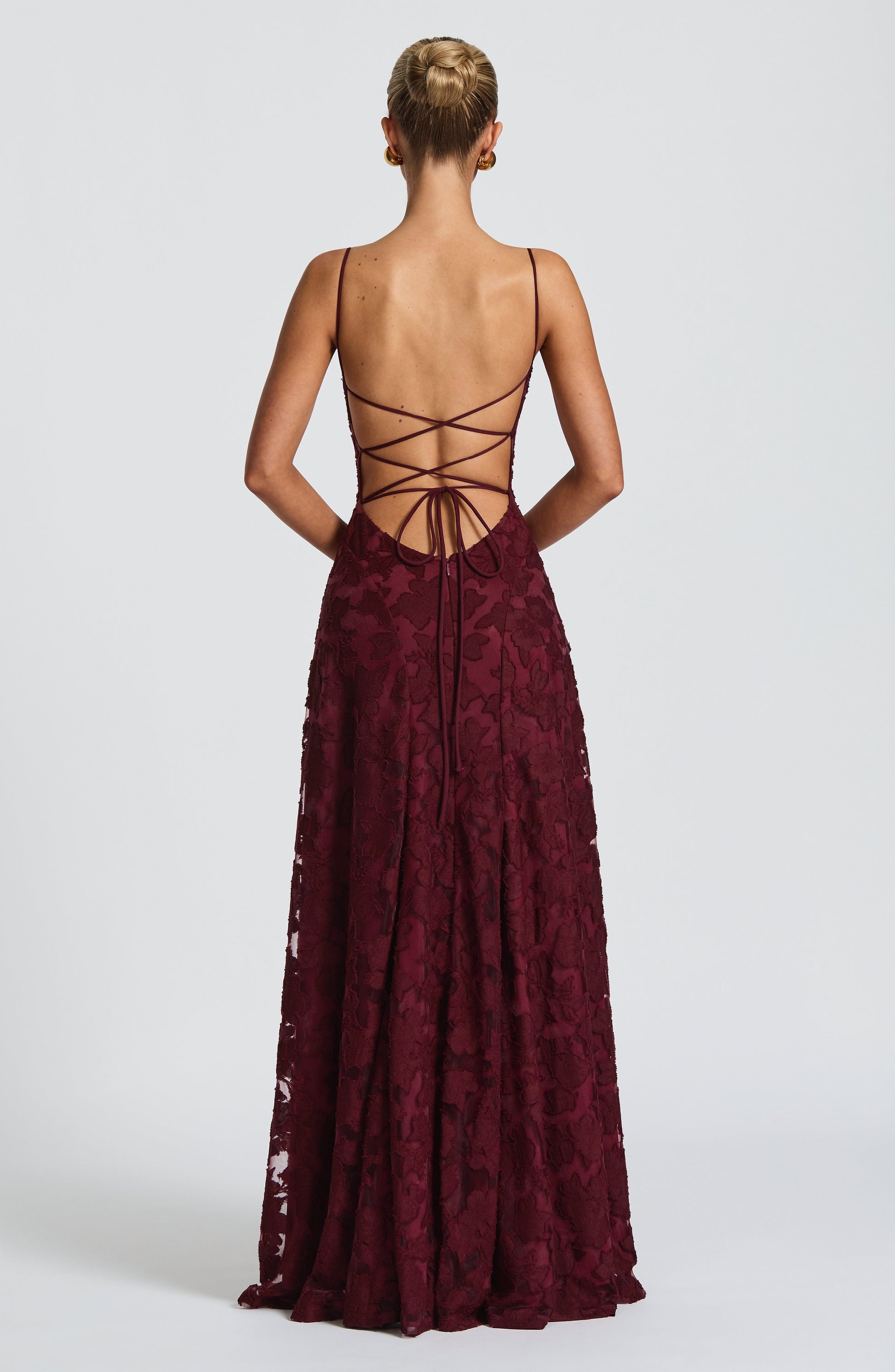 Francis Maxi Dress Cherry Lacquer