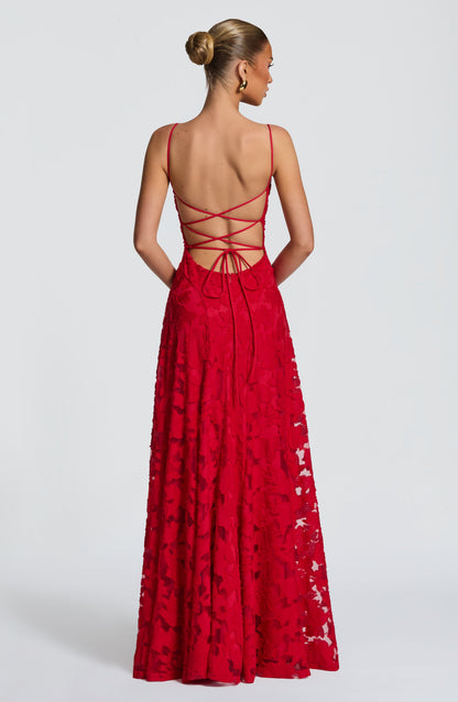 Francis Maxi Dress Red
