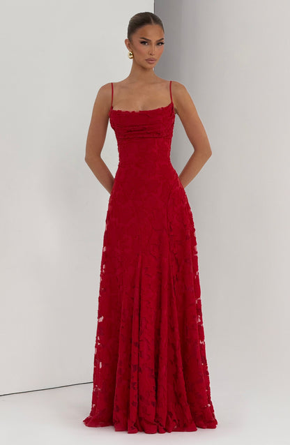 Francis Maxi Dress Red