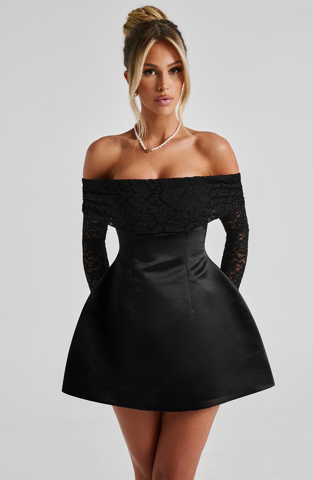 Georgianna Mini Dress Black