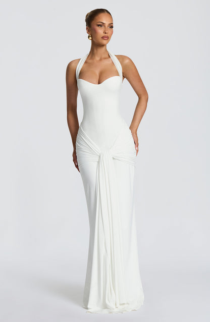 Gia Maxi Dress Ivory