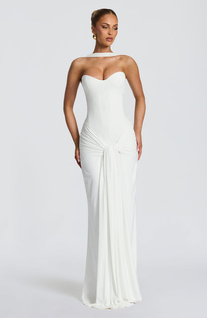 Gia Maxi Dress Ivory