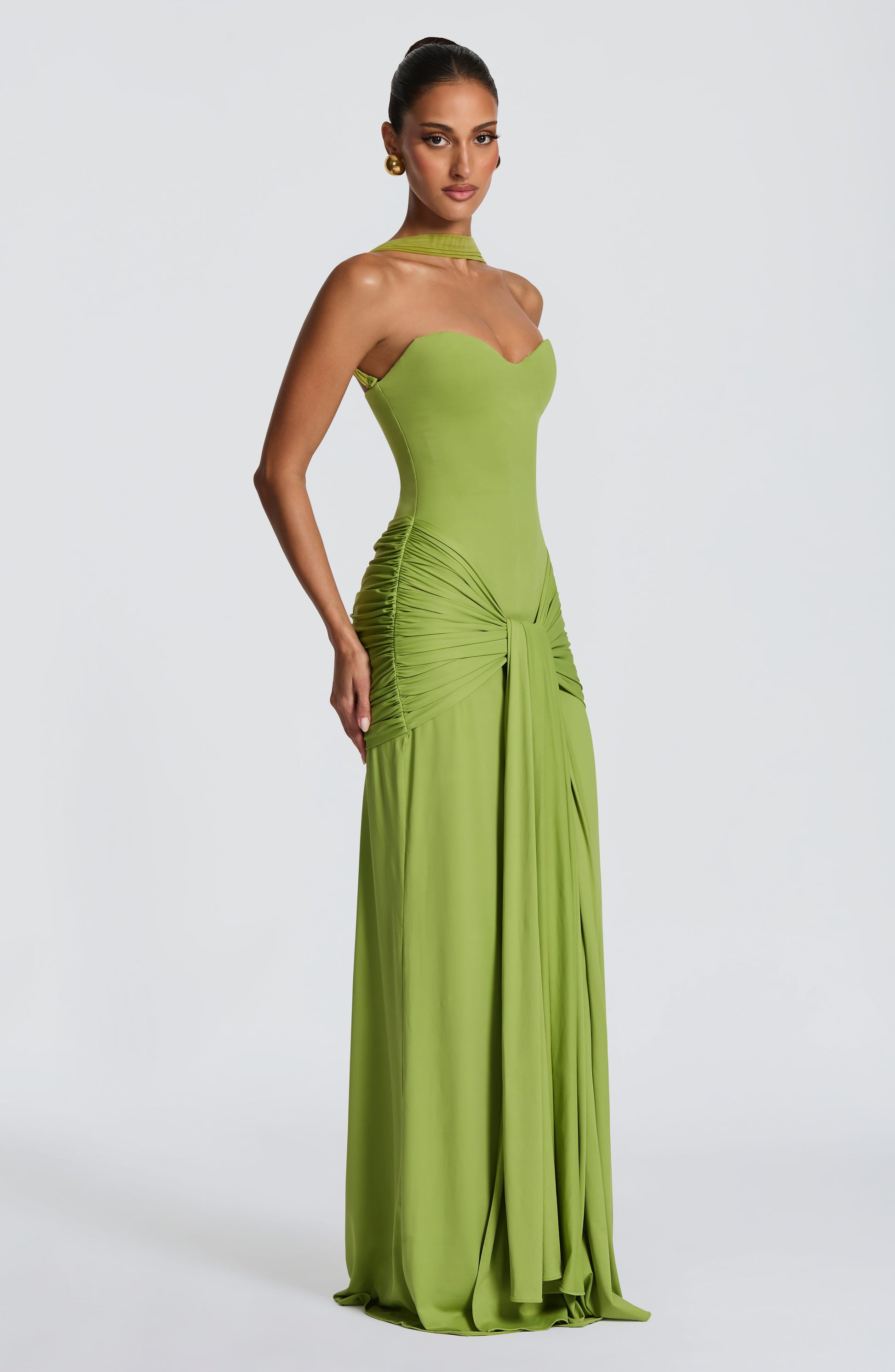 Gia Maxi Dress Olive