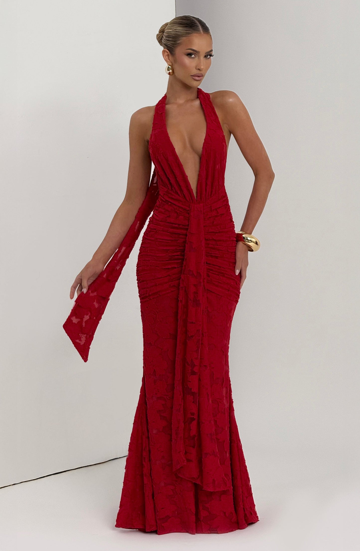 Guinevere Maxi Dress Red