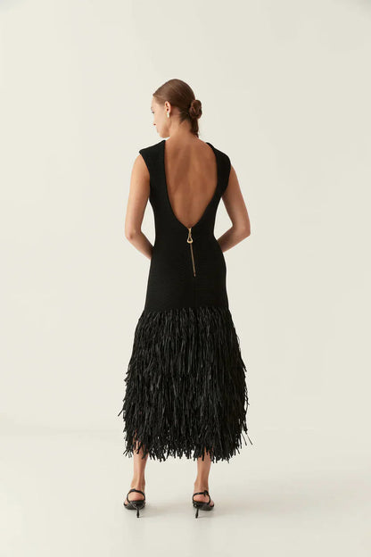 Noir Midi Dress