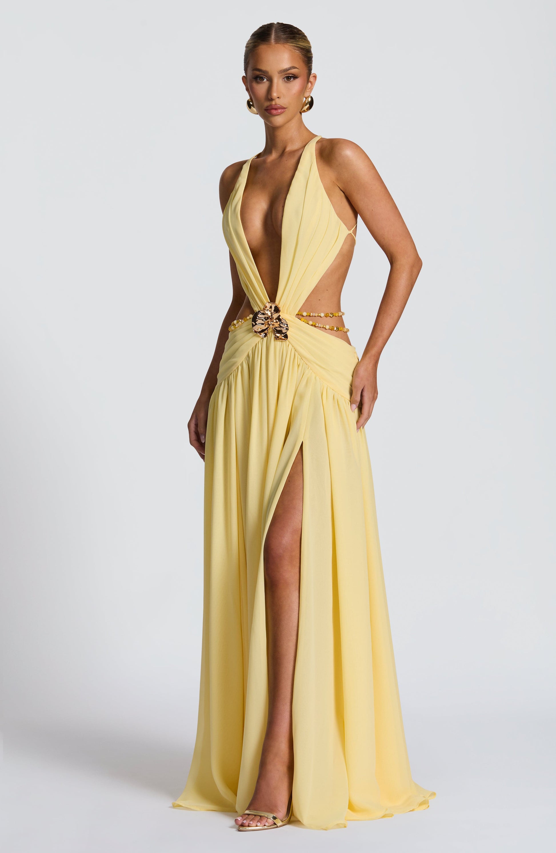 Indianna Maxi Dress Lemon