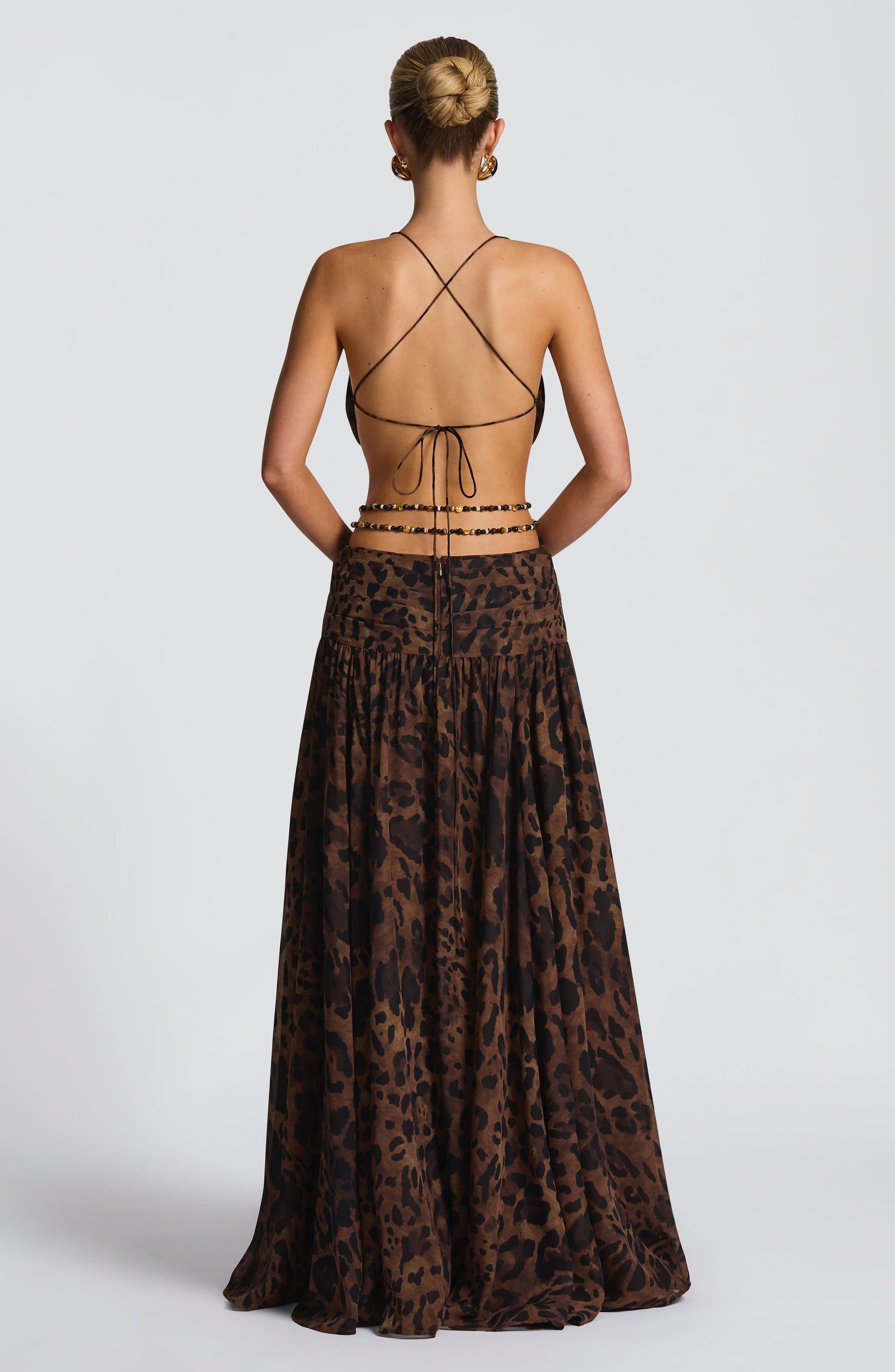 Indianna Maxi Dress Leopard Print
