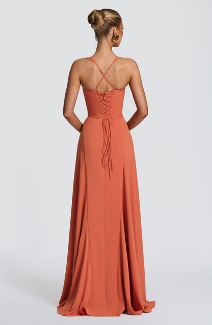 Irie Maxi Dress Burnt Orange