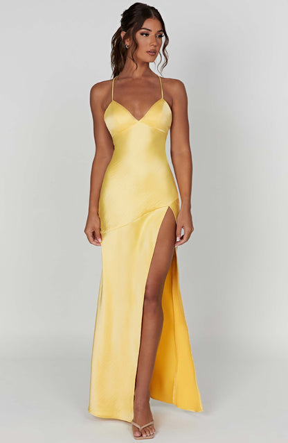 Isobel Maxi Dress Lemon