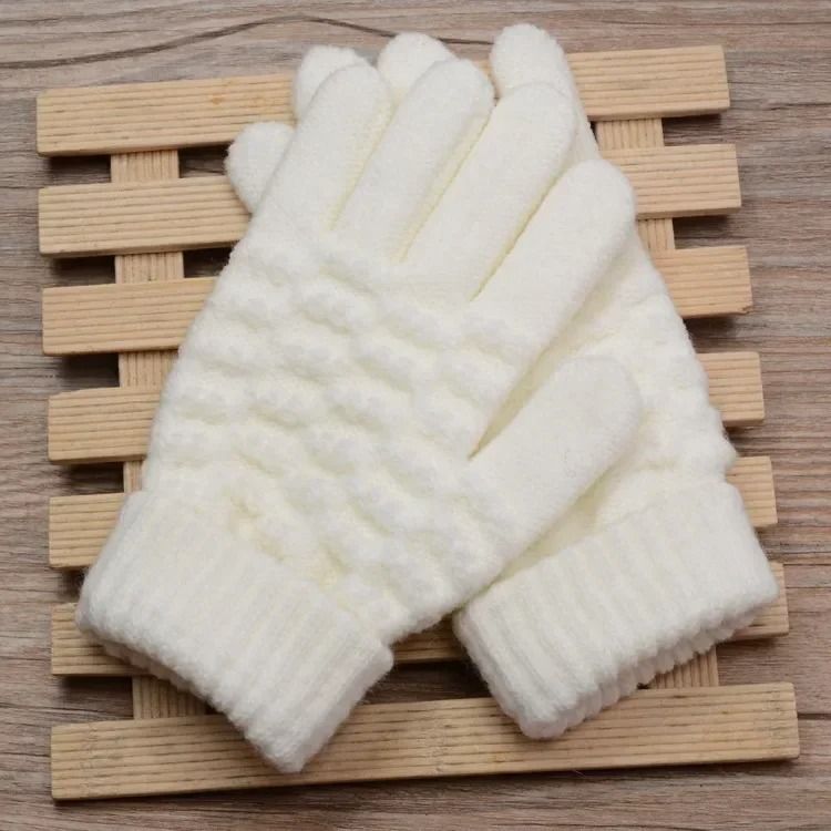 Warm Stretch Knit Touch Screen Gloves For Women And Men Winter Mittens 5