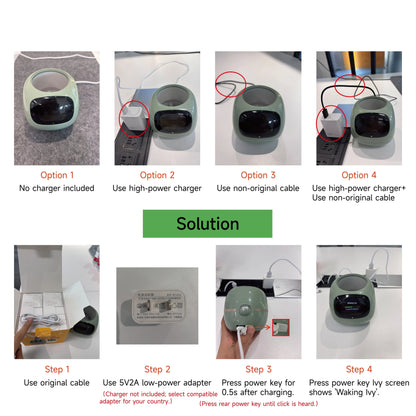 Interactive AI Smart Planter With Expressions And Sensor Technology 3