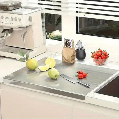 Stainless Steel Cutting Board Multi Purpose Kitchen Surface For Kneading And Chopping 1
