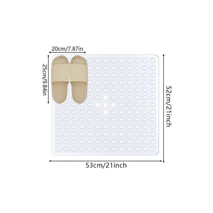 Non Slip Shower Bath Mat With Suction Cups For Bathroom Floor Safety 8