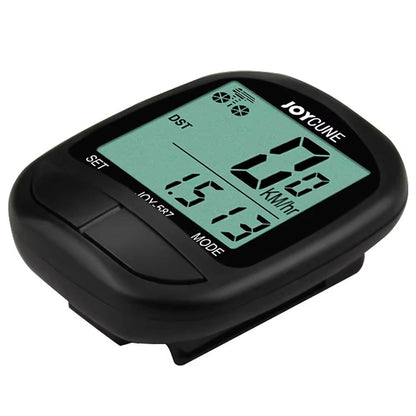 Waterproof Bike Computer With Wired Speedometer And Odometer  LED Display Cycling Stopwatch 1