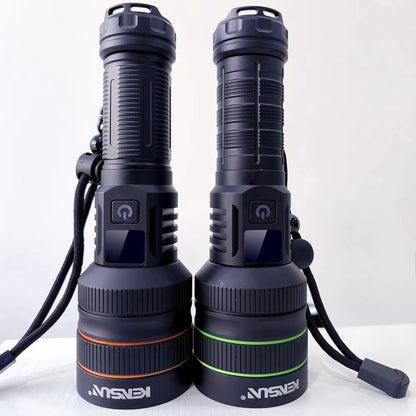 High Power LED Flashlight  USB Rechargeable Tactical Torch With Long Range Beam For Outdoor Adventu 5