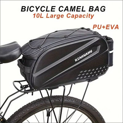 Large Capacity Bicycle Rear Seat Bag  Foldable Cycling Camel Bag For Mountain  Electric Bikes 2