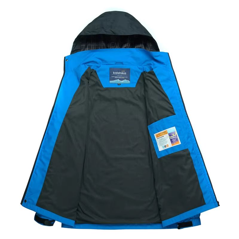 TRVLWEGO Mens Waterproof Hiking Jacket  Lightweight Outdoor Windbreaker For Camping Trekking  Trave 4