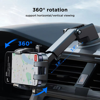 Joyroom Universal Car Phone Holder  Dashboard  Suction Cup Mount For IPhone Samsung Google  More 2