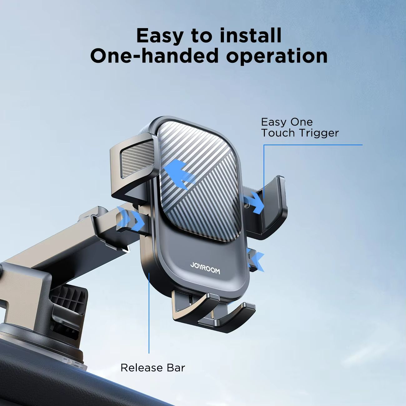 Joyroom Universal Car Phone Holder  Dashboard  Suction Cup Mount For IPhone Samsung Google  More 3