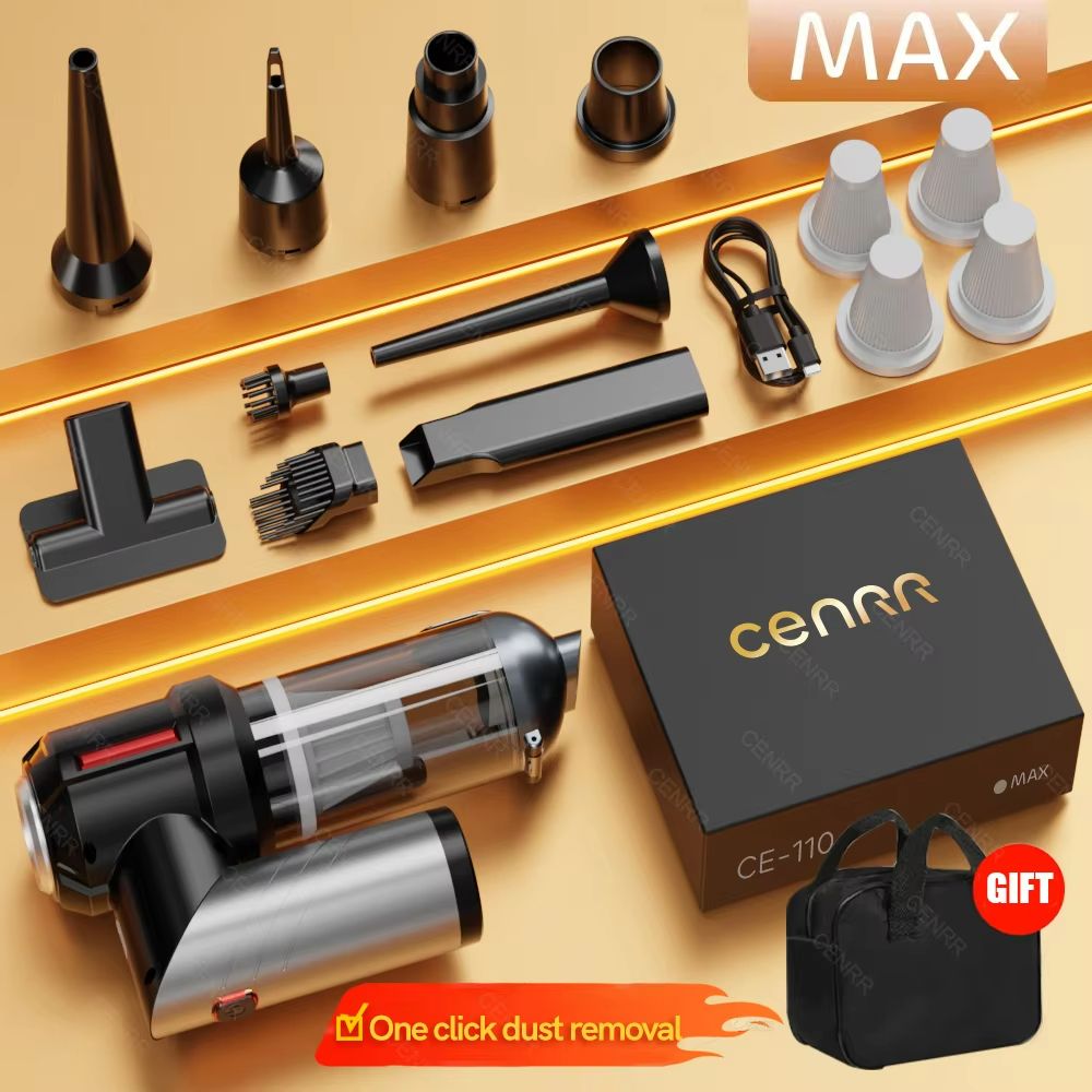 CENRR Cordless Car Vacuum Cleaner  Mini Portable Handheld Vacuum With Powerful Suction For Home  Au 9