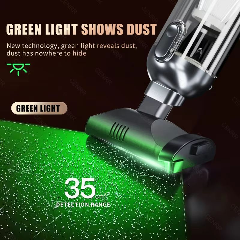 CENRR Cordless Car Vacuum Cleaner  Mini Portable Handheld Vacuum With Powerful Suction For Home  Au 4