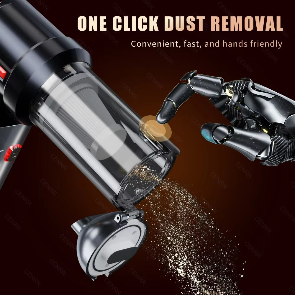 CENRR Cordless Car Vacuum Cleaner  Mini Portable Handheld Vacuum With Powerful Suction For Home  Au 5