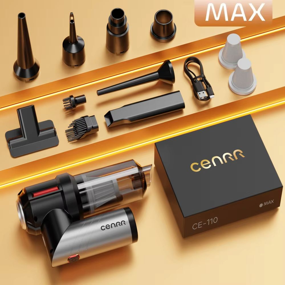 CENRR Cordless Car Vacuum Cleaner  Mini Portable Handheld Vacuum With Powerful Suction For Home  Au 7