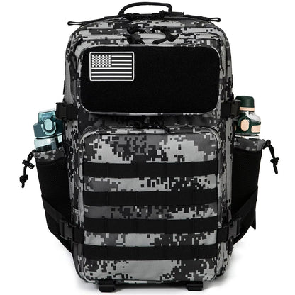45L Tactical Backpack  MOLLE Survival Rucksack With Bottle Holder For Hiking Hunting  Outdoor Adven 1