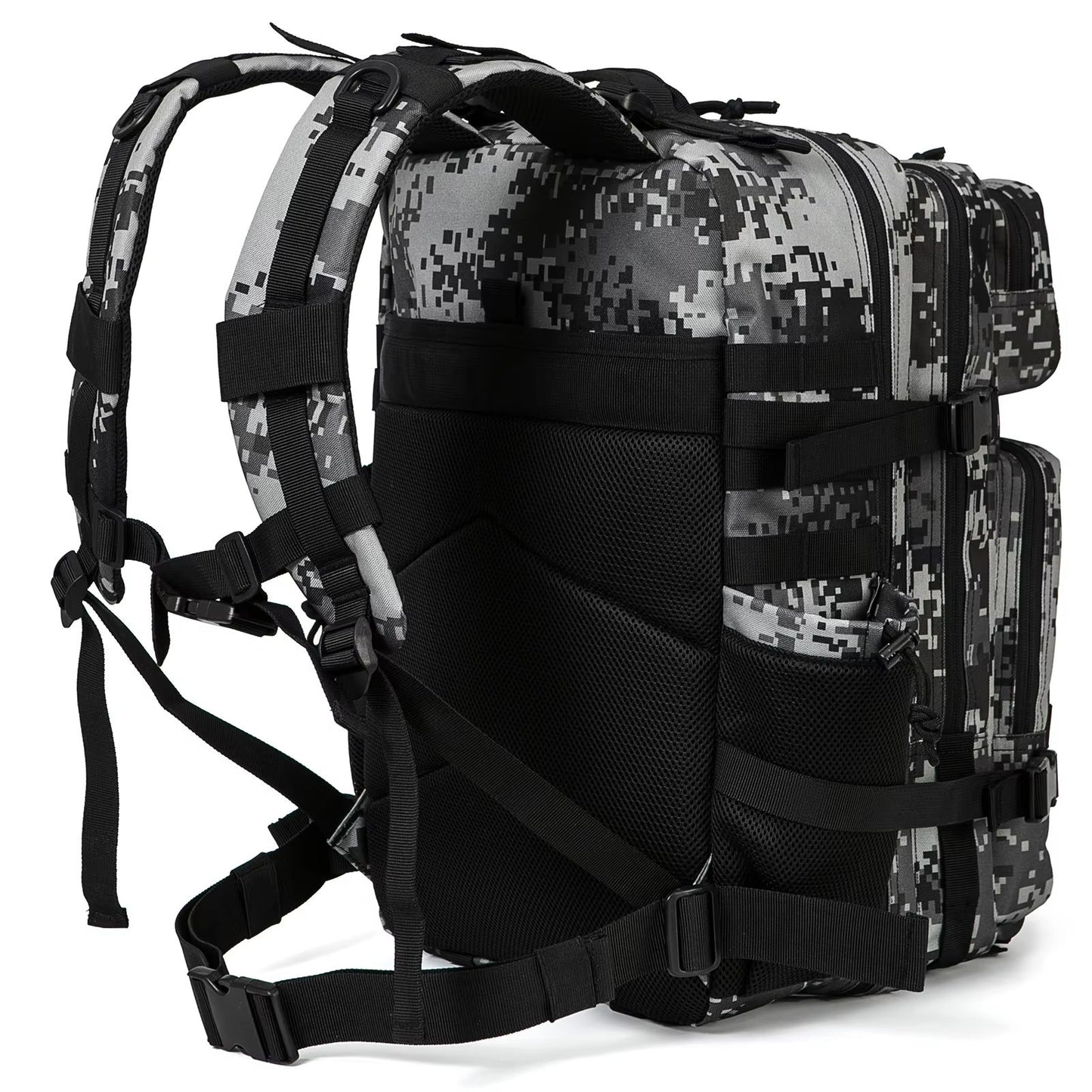 45L Tactical Backpack  MOLLE Survival Rucksack With Bottle Holder For Hiking Hunting  Outdoor Adven 2