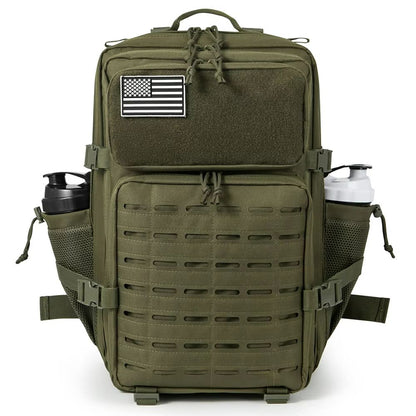 45L Tactical Backpack  MOLLE Survival Rucksack With Bottle Holder For Hiking Hunting  Outdoor Adven 10