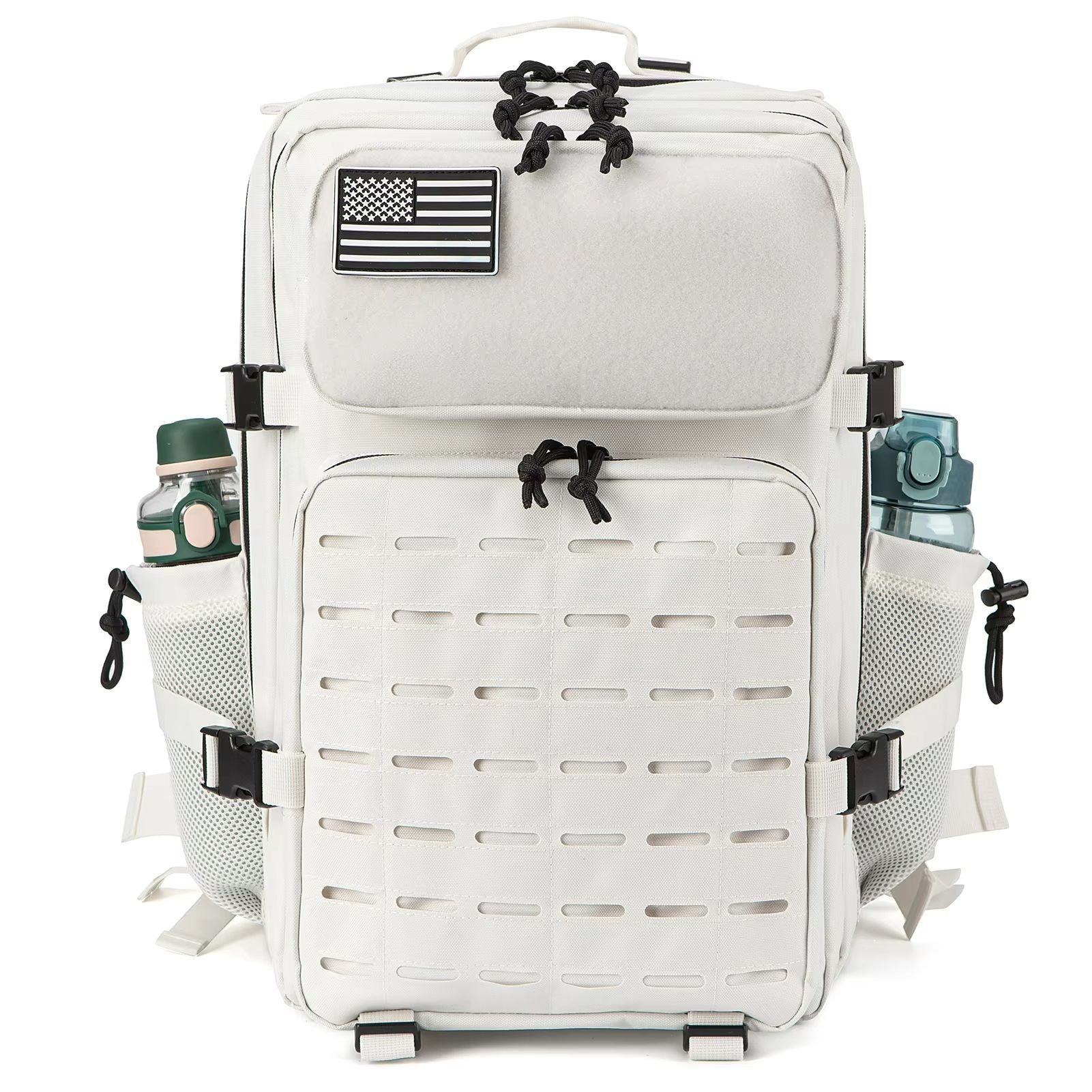 45L Tactical Backpack  MOLLE Survival Rucksack With Bottle Holder For Hiking Hunting  Outdoor Adven 11