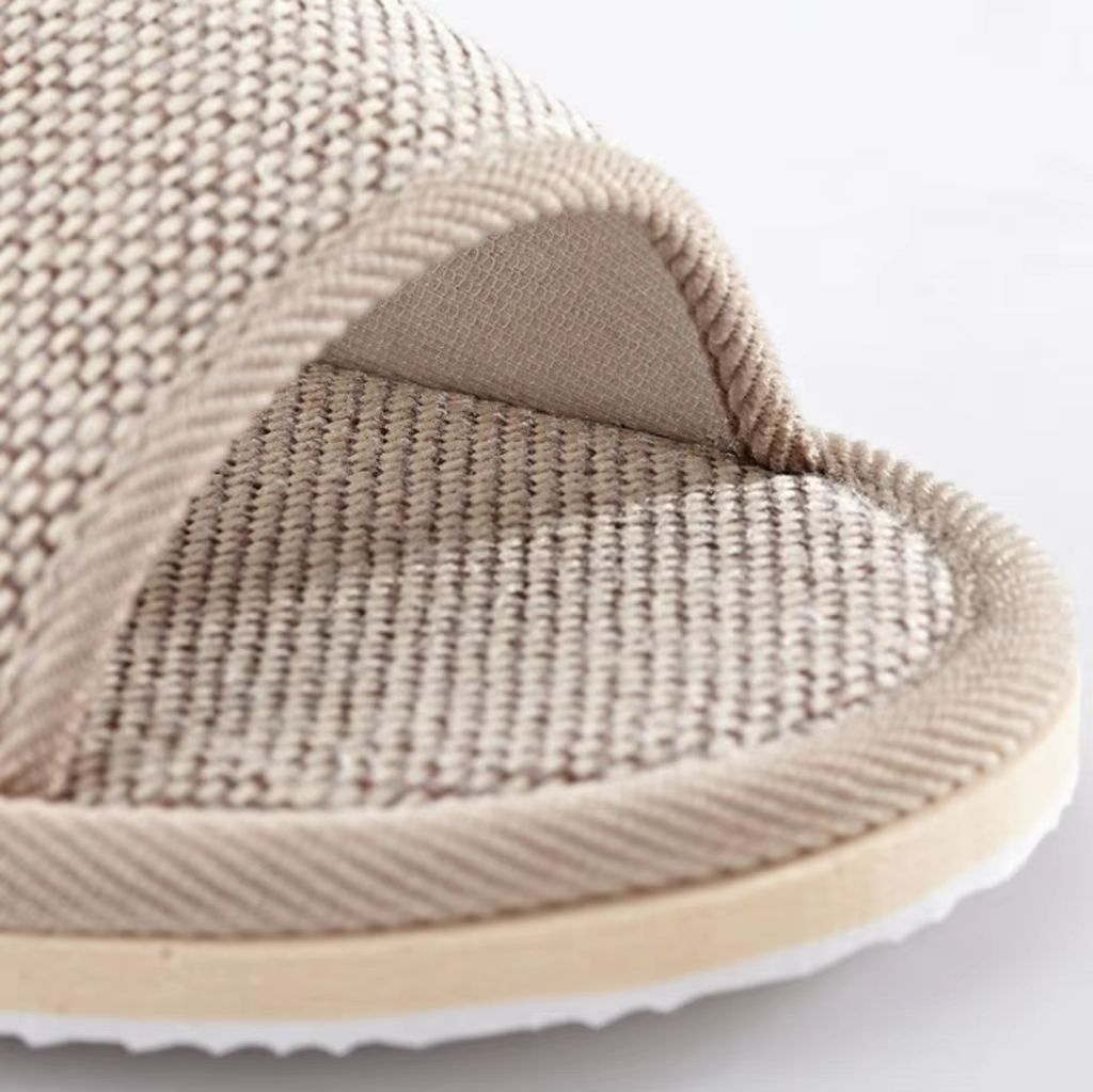Unisex Linen Indoor Slippers  Comfortable AntiSlip House Shoes For Men And Women 4